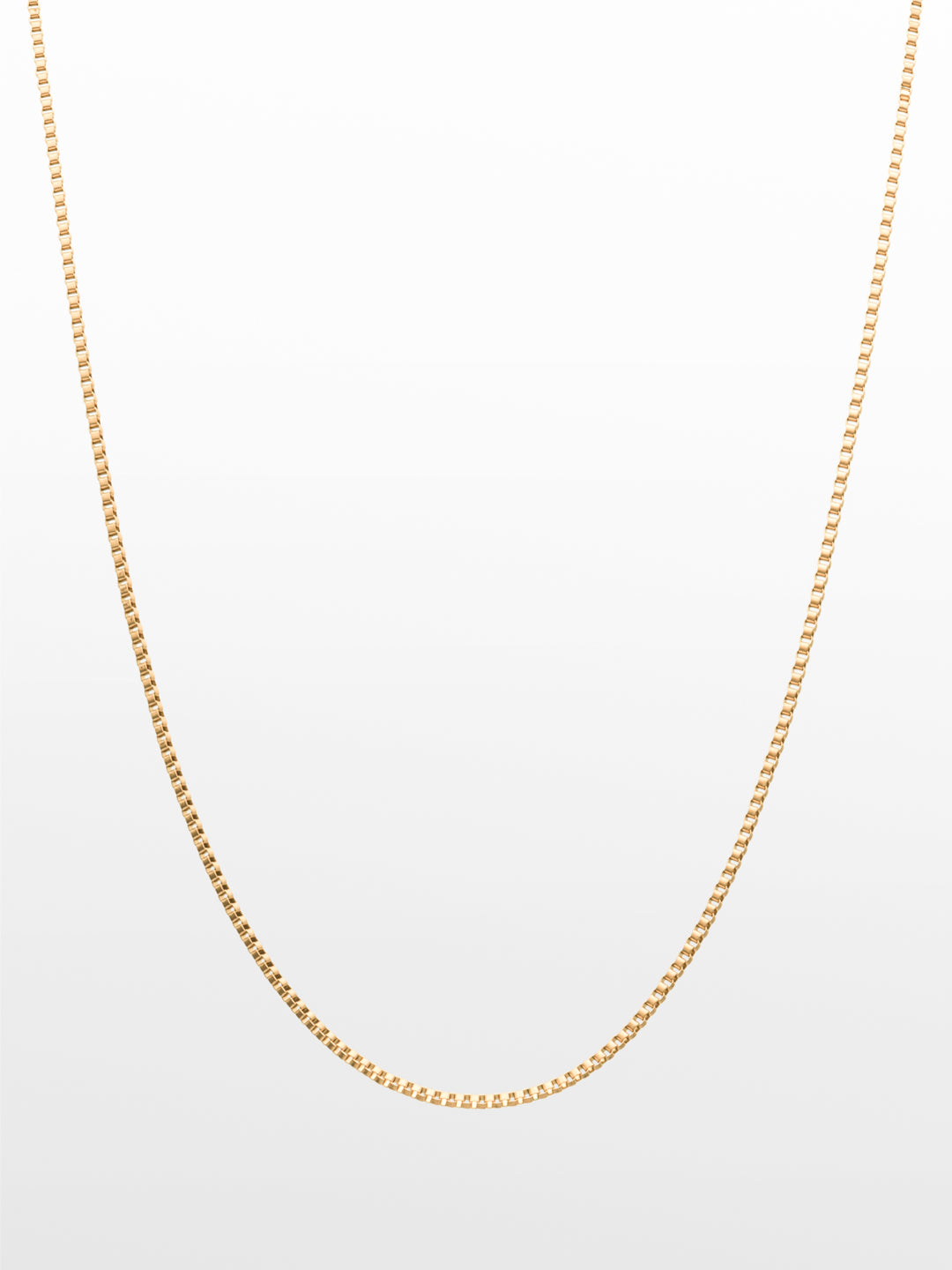 Box Necklace Gold