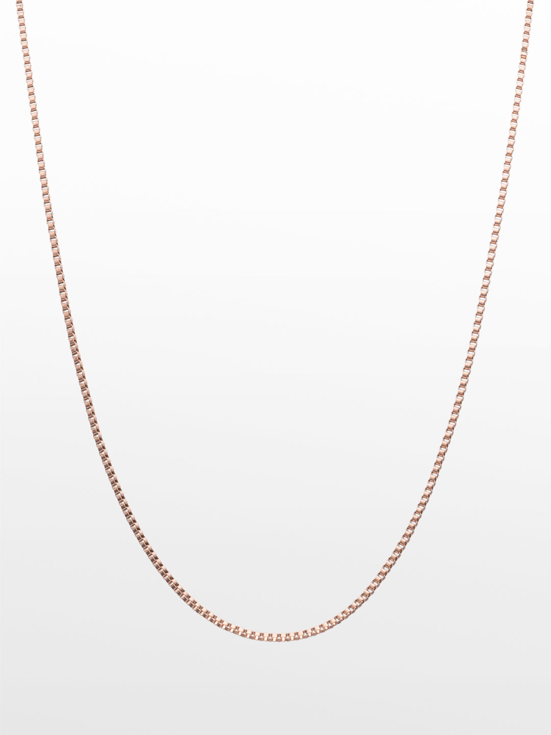 Box Necklace Rose Gold